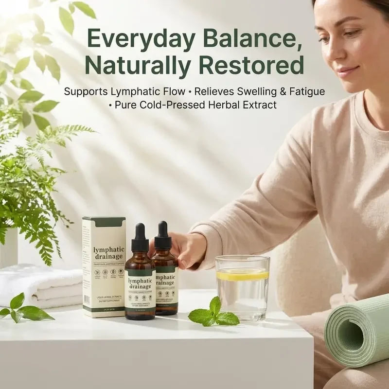 Organic Lymphatic Drainage Supplement for Seasonal Swelling Relief