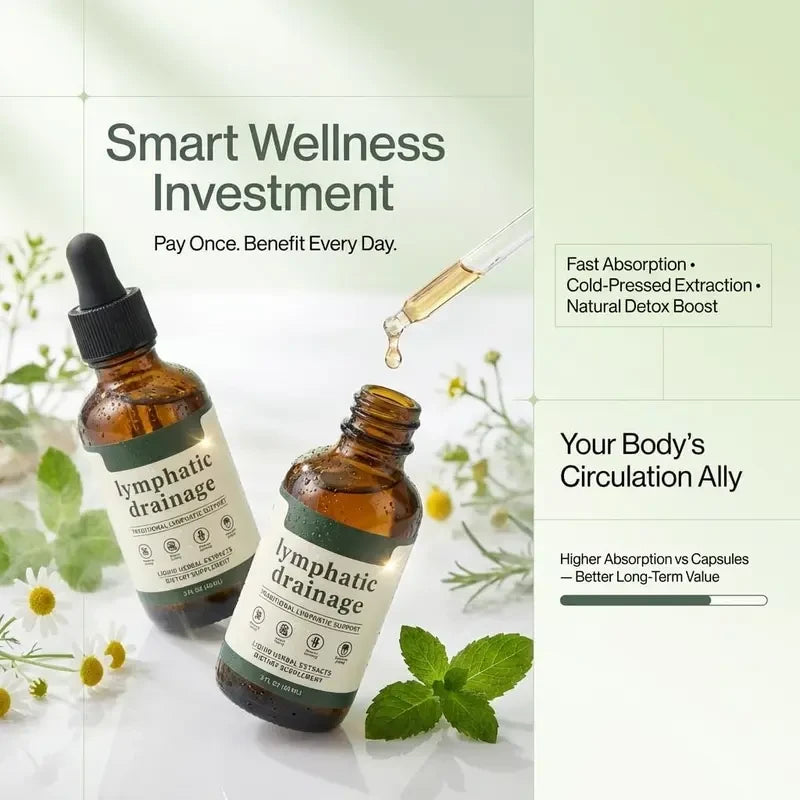 Organic Lymphatic Drainage Supplement for Seasonal Swelling Relief