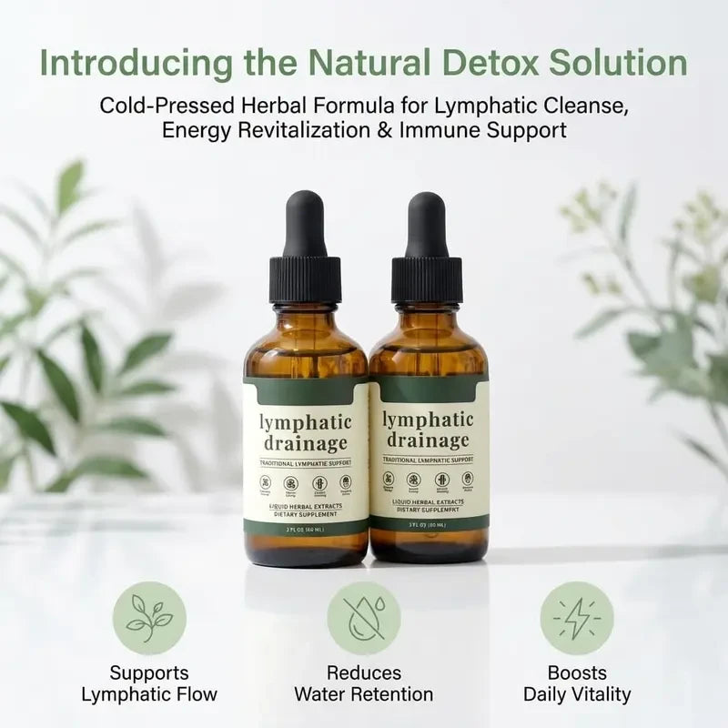 Organic Lymphatic Drainage Supplement for Seasonal Swelling Relief