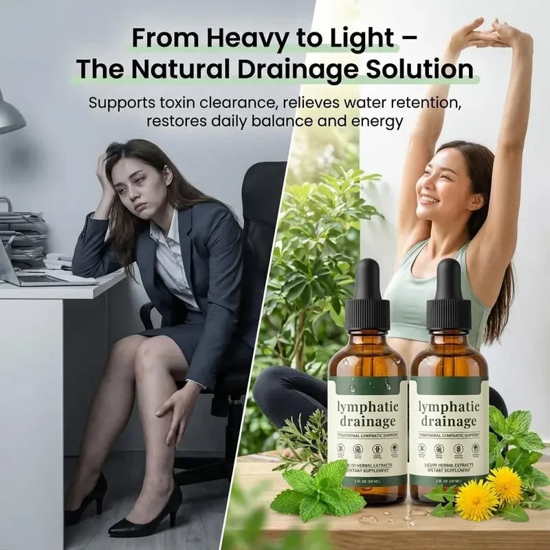 Organic Lymphatic Drainage Supplement for Seasonal Swelling Relief