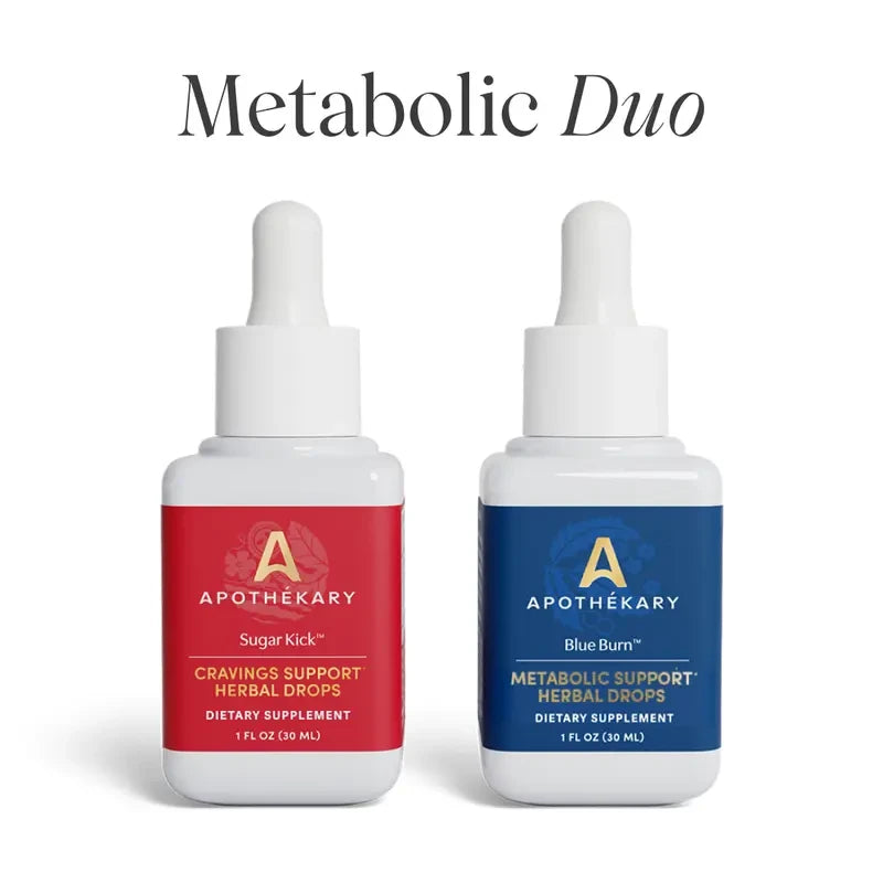 Apothékary Metabolic Duo Herbal Drops for Blood Sugar Support