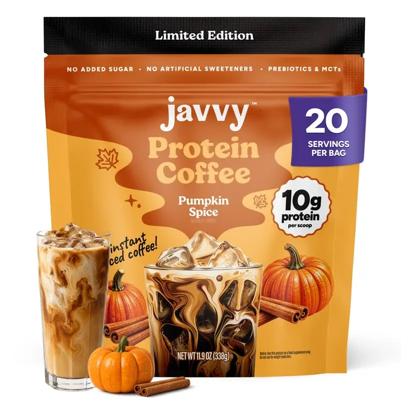 Pumpkin Spice Protein Iced Coffee
