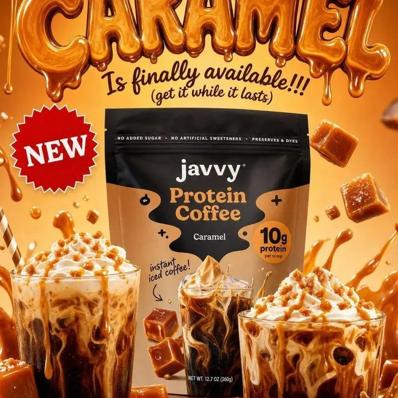 Caramel Protein Iced Coffee